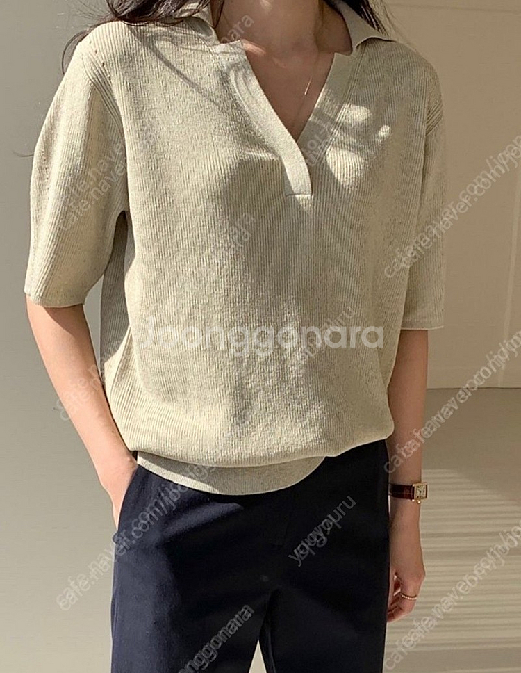 새제품) 보웬 카라 니트--0