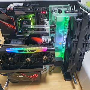 13900k z690어마 토르1200w ftw3 3080ti 커스텀수냉