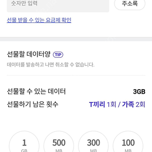 skt데이터1기가1000원