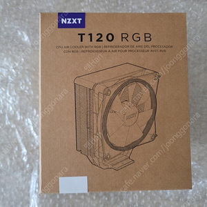 미개봉) NZXT T120 RGB 화이트 CPU 공랭쿨러