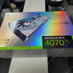 (전주) 컬러풀 iGame geforce rtx 4070ti ultra w oc-v 미개봉 판매