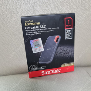 미개봉 sandisk extreme portable SSD 1TB 샌디스크