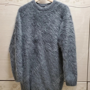 듀엘 앙고라 롱니트 프리사이즈 1회착용 미니원피스로도가능