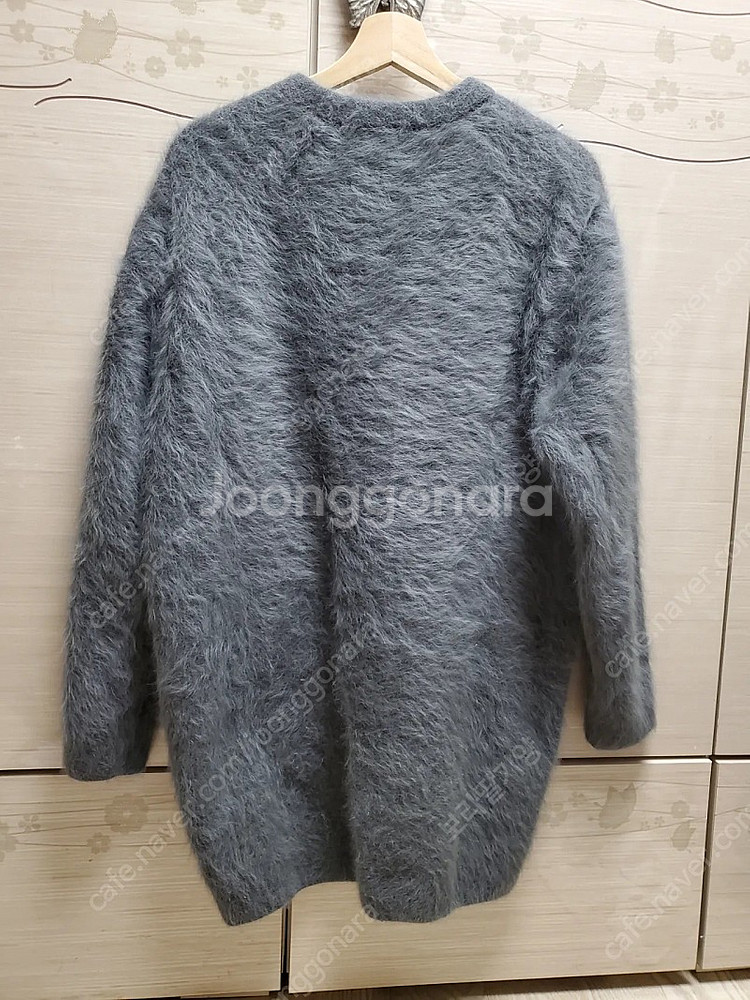 듀엘 앙고라 롱니트 프리사이즈 1회착용 미니원피스로도가능--1