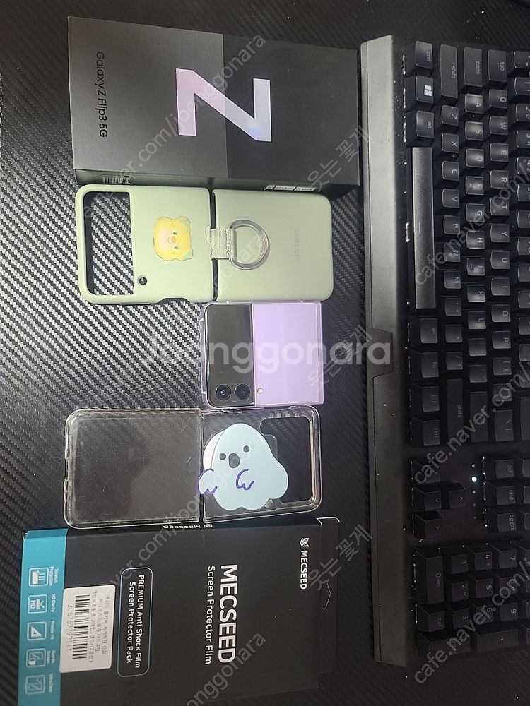 z플립 3 256g 퍼플 kt 액정메인보드교체--4