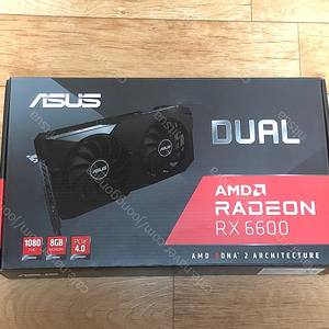 ASUS DUAL 라데온 RX 6600 D6 8GB 대원CTS