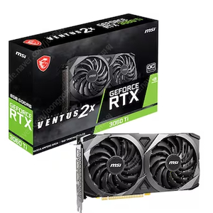 MSI 지포스 RTX 3060 Ti 벤투스 2X OC V1 D6 8GB LHR