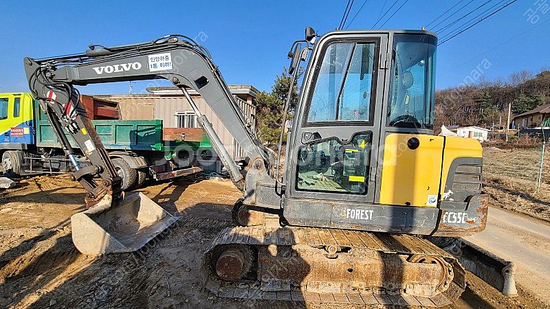 15년식 굴삭기 02 볼보 ec55c--2