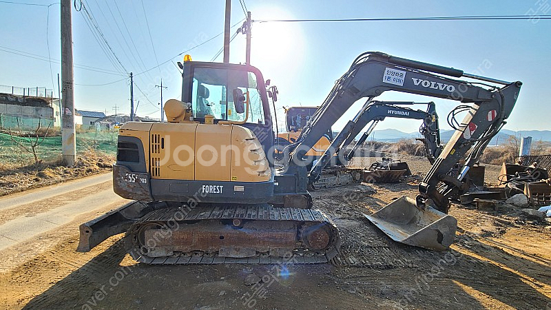 15년식 굴삭기 02 볼보 ec55c--4