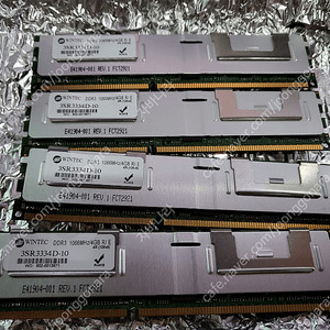 [판매] DDR3 Registered ECC 1066MHz 4GB 서버용 메모리 4개