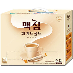 맥심 화이트골드 400개 43000원