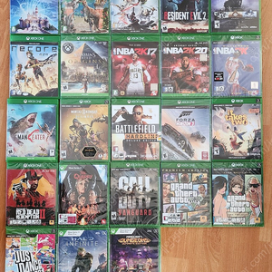 미개봉 XBOX one x 엑스박스 잇테이크투,뱅가드,gta5,주타이쿤,NBA,바하,맨이터,포르자 호라이즌3,어쌔신 오딧세이,오리진,모탈컴뱃,무선 컨트롤러 4세대,기프트카드