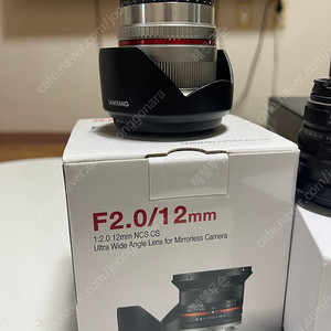 삼양 12mm f2.0 mf X마운트(후지) 실버 (25만원) 풀박스 / 7장인 (7artisan) 25mm f1.8 mf X마운트(후지) (5만원) 풀박스