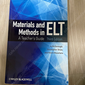 Materials Methods and in ELT A Teacher's Guide Third Edition