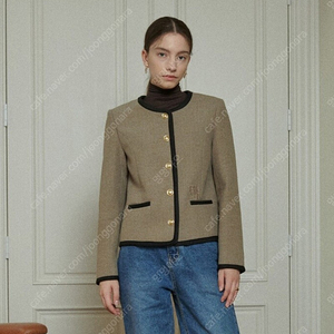 Bjoue Jeane Wool Jacket_Beige