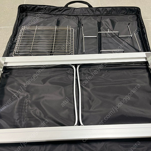 스노우피크 igt 엔트리 테이블 기본 + 스텐 상판(2개) + 식기건조대 + 쓰레기봉투 거치대 + 세컨드스텝 가방