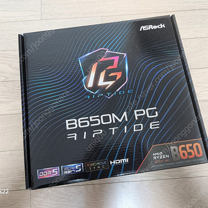 AMD 라이젠5-5세대 7600 (라파엘) + ASRock B650M PG Riptide + 마이크론 Crucial DDR5-5600 CL46 (16GB) 대원씨티에스