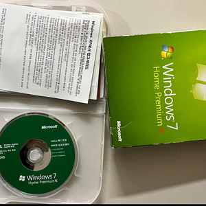Windows7 윈도우7 홈프리미엄 64bit 정품 cd + 시리얼 키