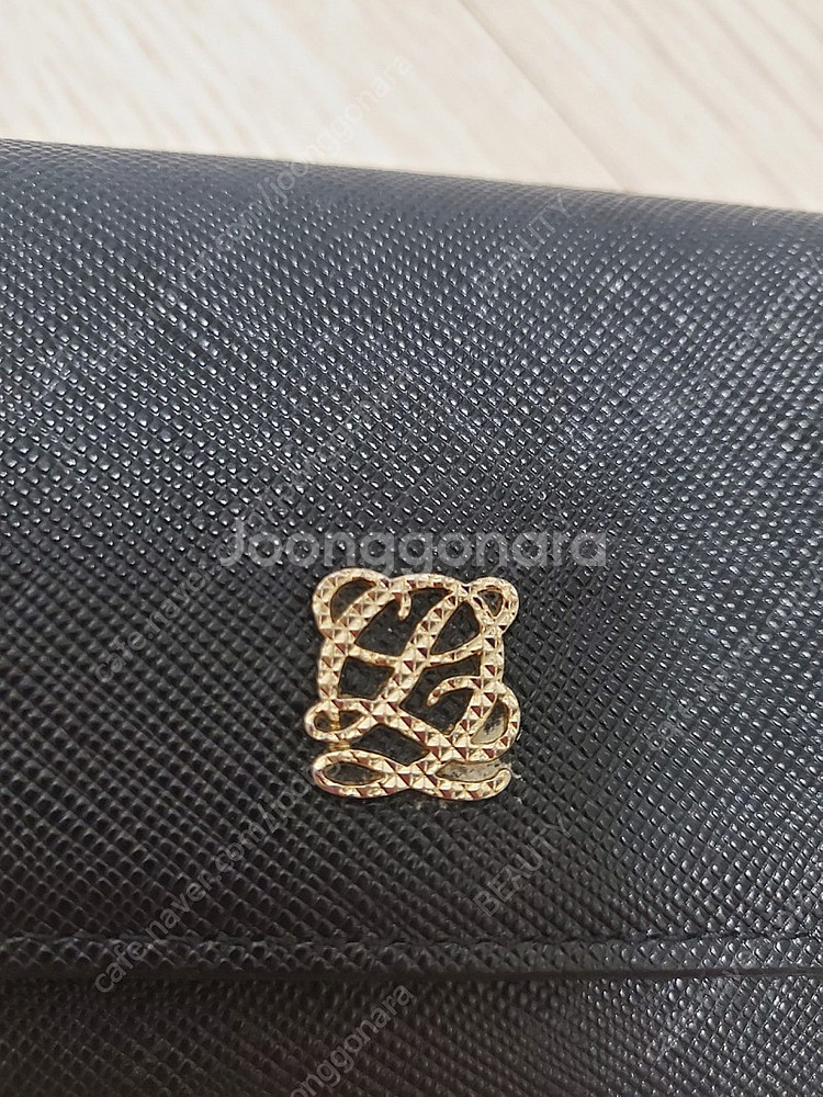 루이까또즈 반지갑 블랙--1