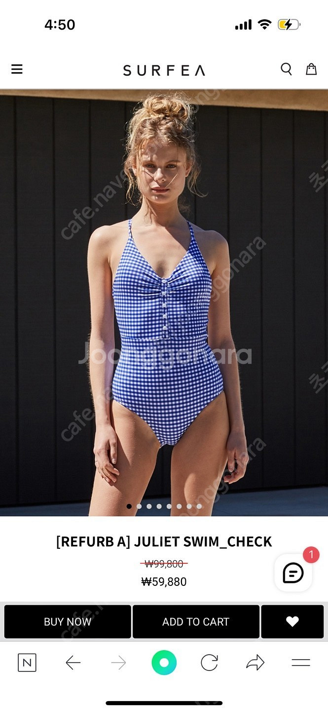 [새상품]써피 JULIET SWIM_CHECK 수영복 ...--0