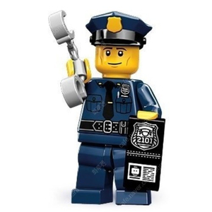 레고 시티 경찰 미니피규어 시즌 9 (6번 경찰)