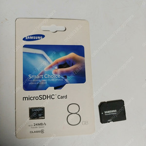 삼성 micro SDHC card 8GB class6