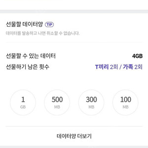 SK데이터 2기가 판매(\3,000)