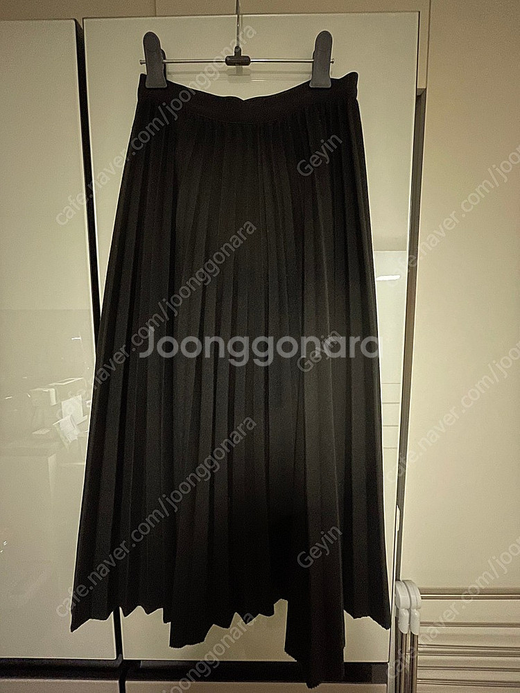 나인 블랙 주름치마--0