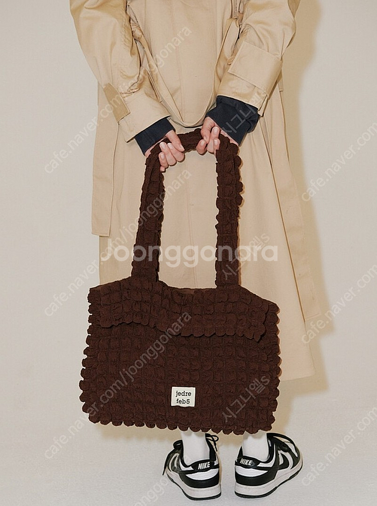 JEDREFEB5 제드레페브5 숄더백 브라운 화이트--1