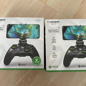 XBOX moga 컨트롤러 2개 4만원