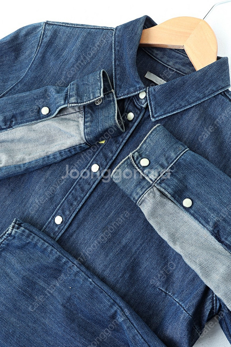W(S) COS 코스 청남방 데님셔츠 포인트 명품 아메...--0