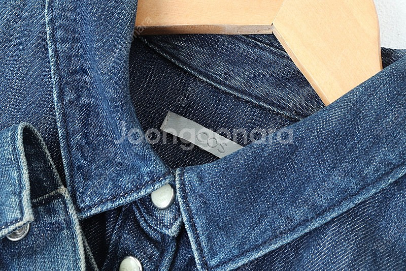 W(S) COS 코스 청남방 데님셔츠 포인트 명품 아메...--2