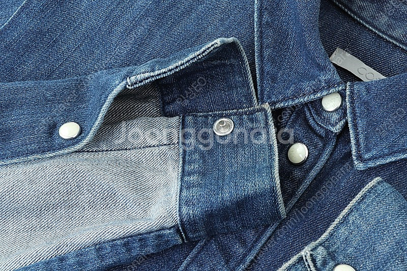 W(S) COS 코스 청남방 데님셔츠 포인트 명품 아메...--4