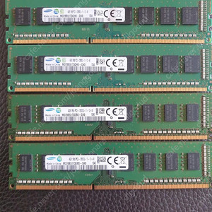 삼성 DDR3 PC3-12800U 4기가램 팝니다