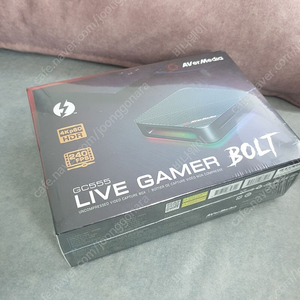 [4k 라이브 캡쳐보드 최상급 미개봉] AVERMEDIA 에버미디어 LIVE GAMER BOLT GC555 외장 캡쳐보드 판매합니다.