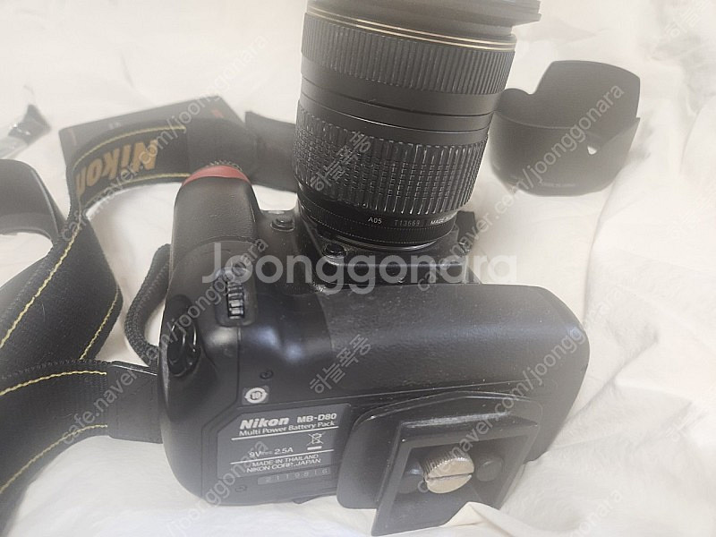 고장난 카메라 니콘 D80 풀셋 팝니다.--3