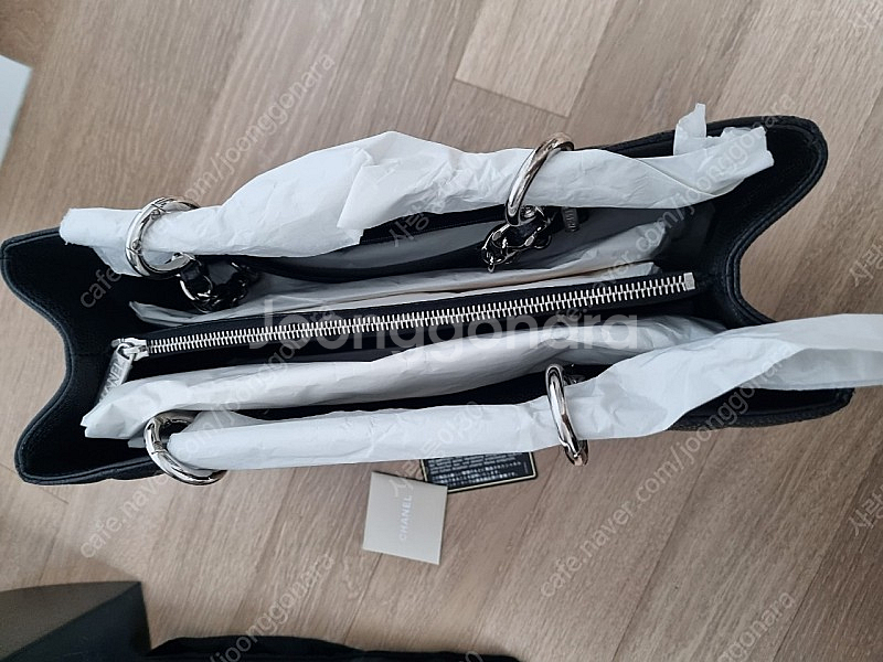 샤넬그랜드샤핑 은장 새상품--2