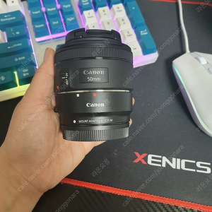 캐논 50.8렌즈오ㅏ EF-EOS M 마운트 어댑터 팝니다