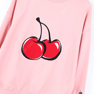 (FREE) 키르시 맨투맨 티셔츠 체리 핑크 분홍