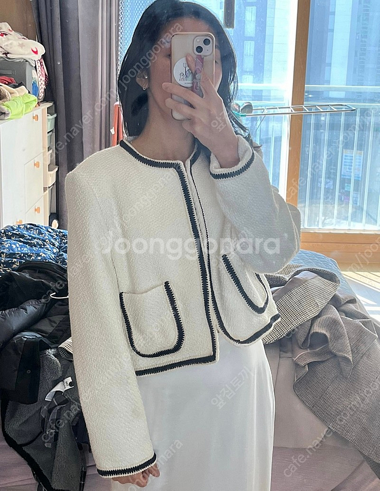 보세 트위드자켓--0