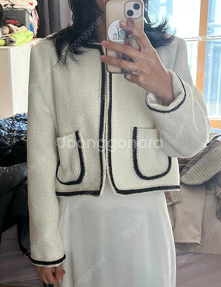 보세 트위드자켓--2