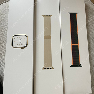 애플워치 스테인리스 골드 41mm 밀레니즈 루프 정품 에플 케어 플러스 포함