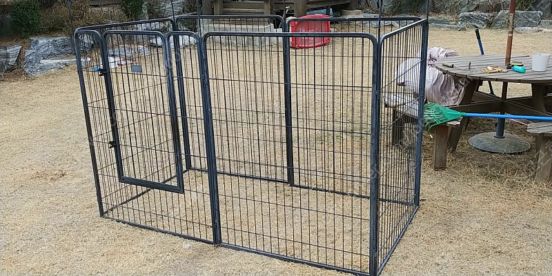 대형견 울타리--2