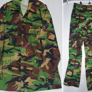 구형 개구리 군복 여러 사이즈 바지 상의 야상 전투복 작업복 예비군복 판매