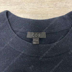cos 코스 메리노 야크 크루넥 스웨터 네이비 (구매가 115,000원)