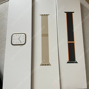애플워치 7 스테인리스 골드 41mm 밀레니즈 루프 정품 에플 케어 플러스 포함