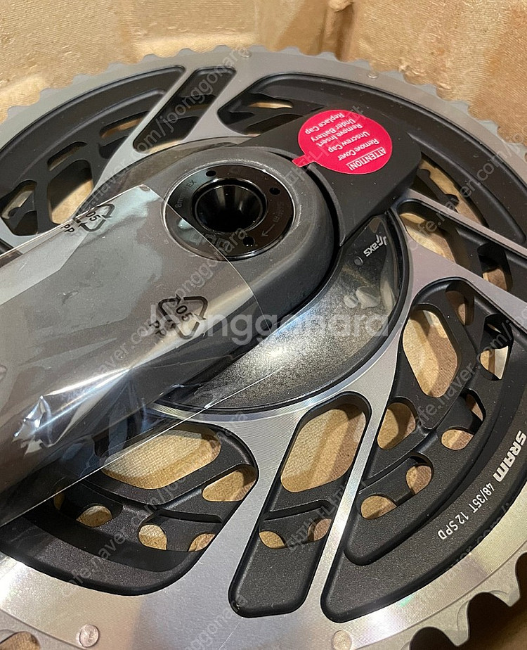 스램 레드 파워미터 크랭크 세트 48/35T 170 미사용품--0