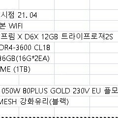 [개인} AMD 5900X, 3080TI, 32GB 본체팝니다.