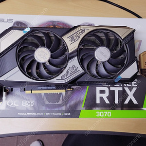 ASUS RTX 3070 팝니다 풀박스에 상태 좋아요