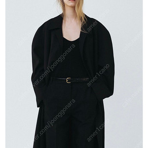 Le17SEPTEMBRE 1980 CLASSIC WOOL RAGLAN COAT [BLACK]